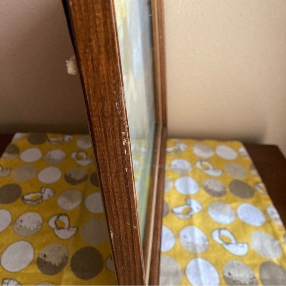 Vintage cross stitch city scene framed tapestry - Picture 9 of 16